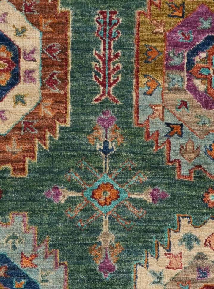 2' 10 x 9' 5 Hand Knotted Ariana Ziegler Runner Rug