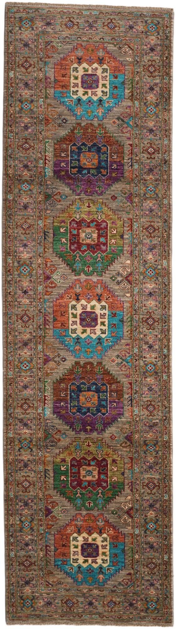 2' 10 x 10' 2 Hand Knotted Ariana Ziegler Runner Rug