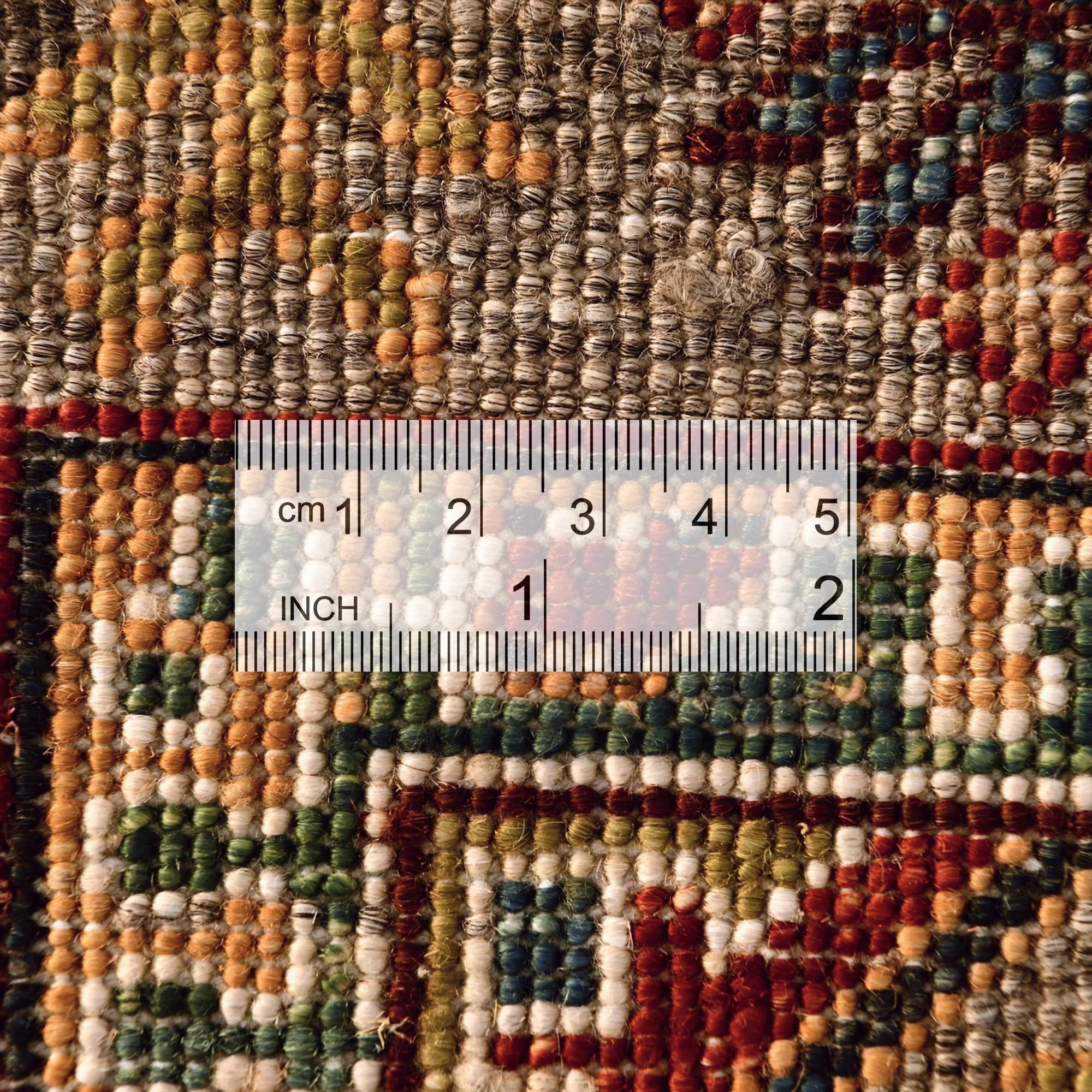 2' 9 x 8' 7 Hand Knotted Ariana Ziegler Runner Rug