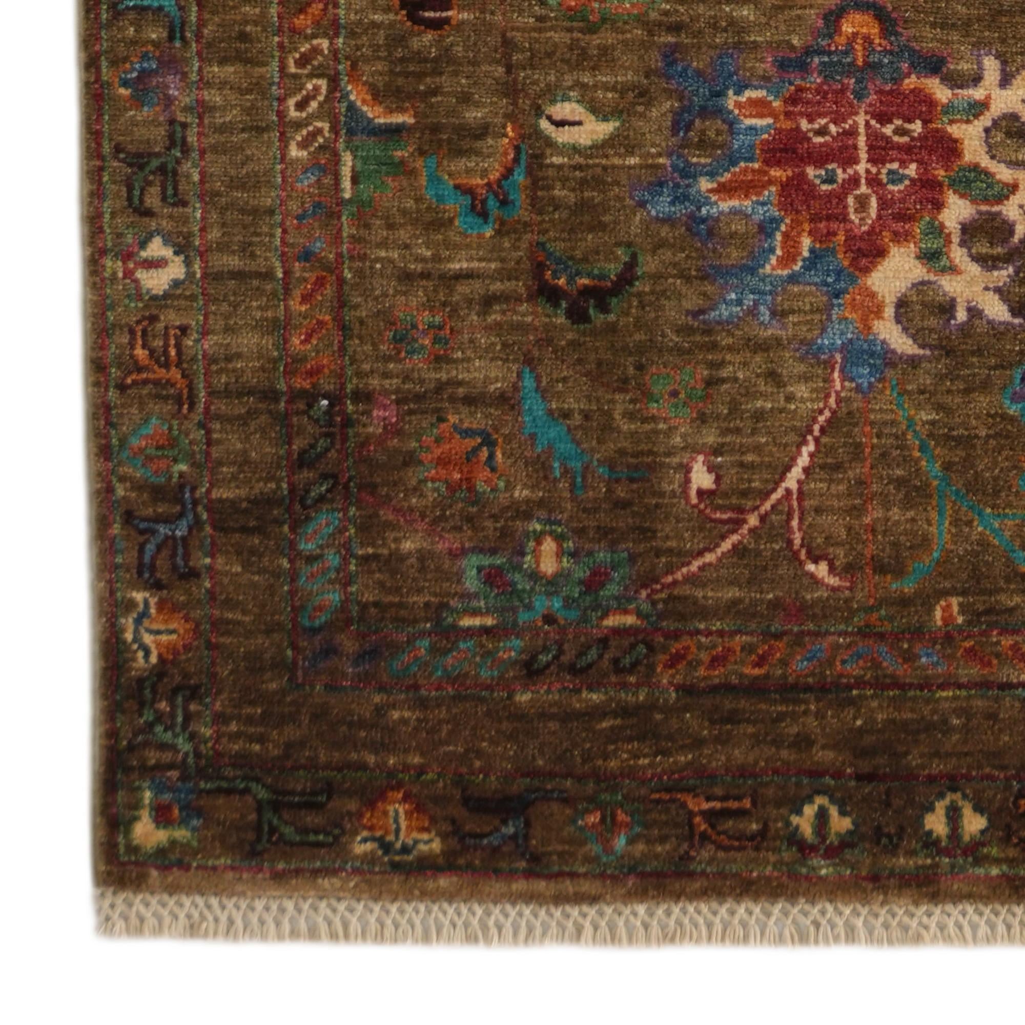2' 7 x 8' 5 Hand Knotted Ariana Ziegler Runner Rug
