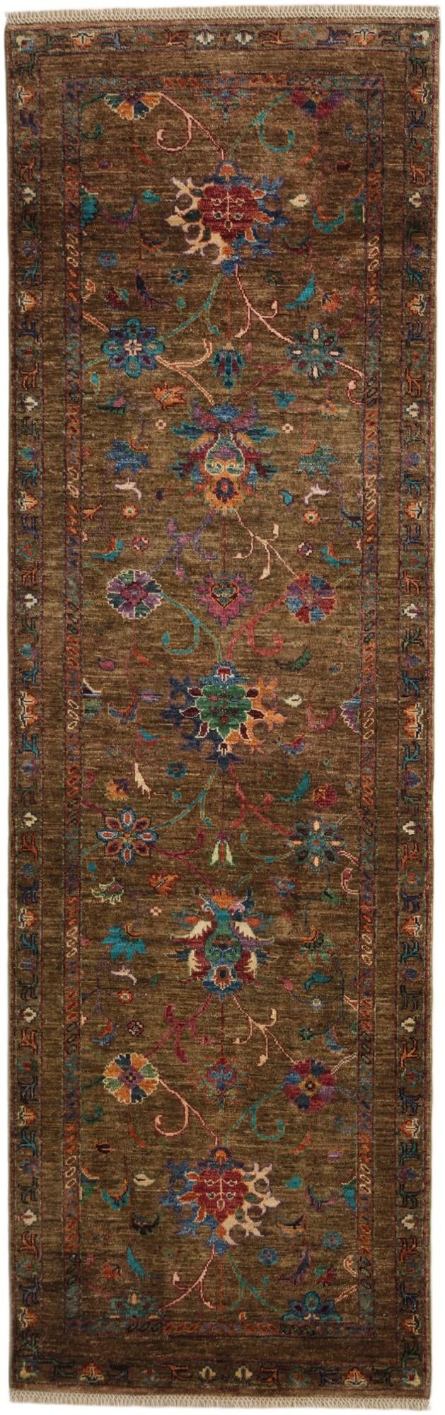 2' 7 x 8' 5 Hand Knotted Ariana Ziegler Runner Rug