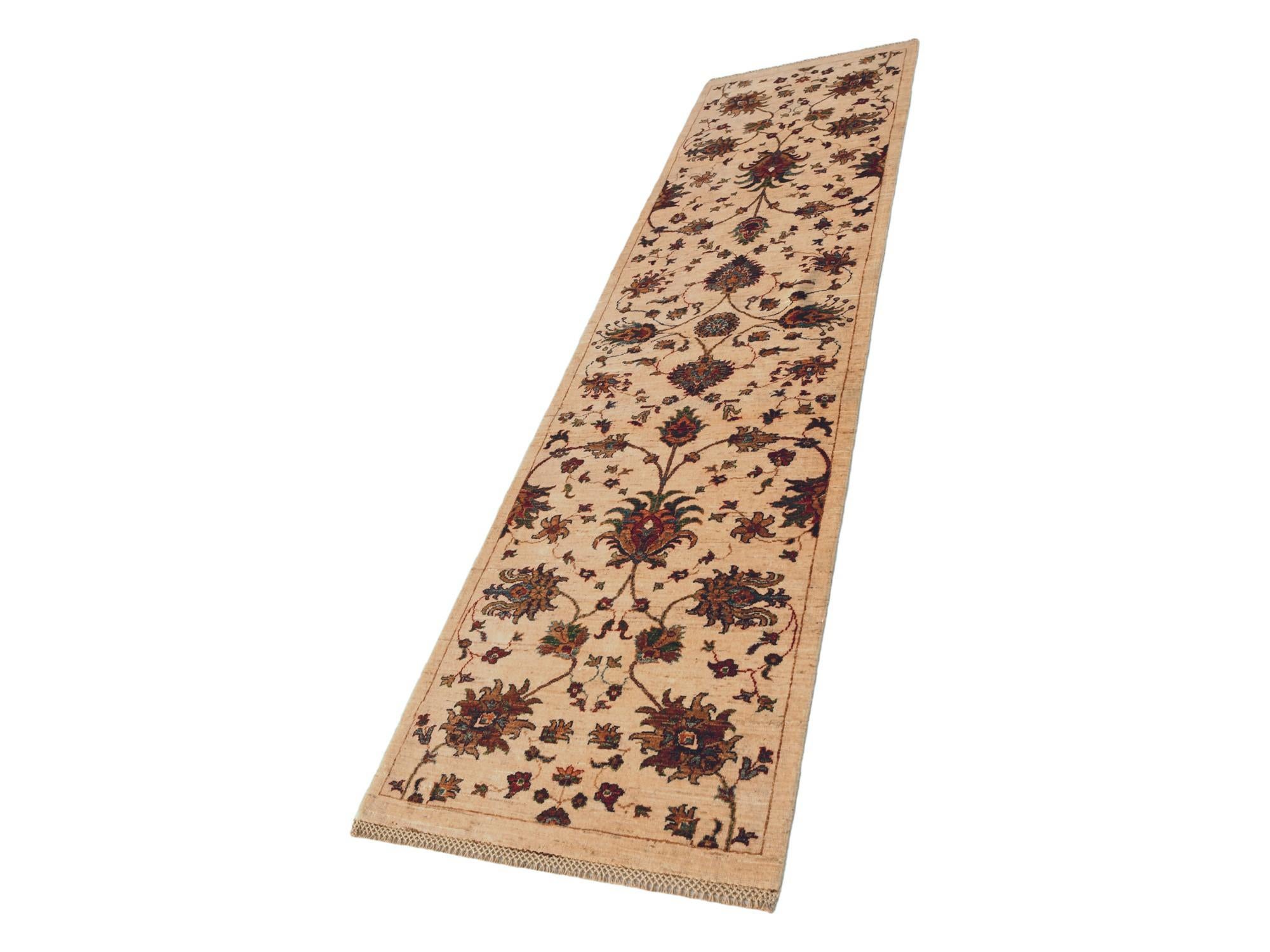 2' 8 x 9' 3 Hand Knotted Ariana Ziegler Runner Rug