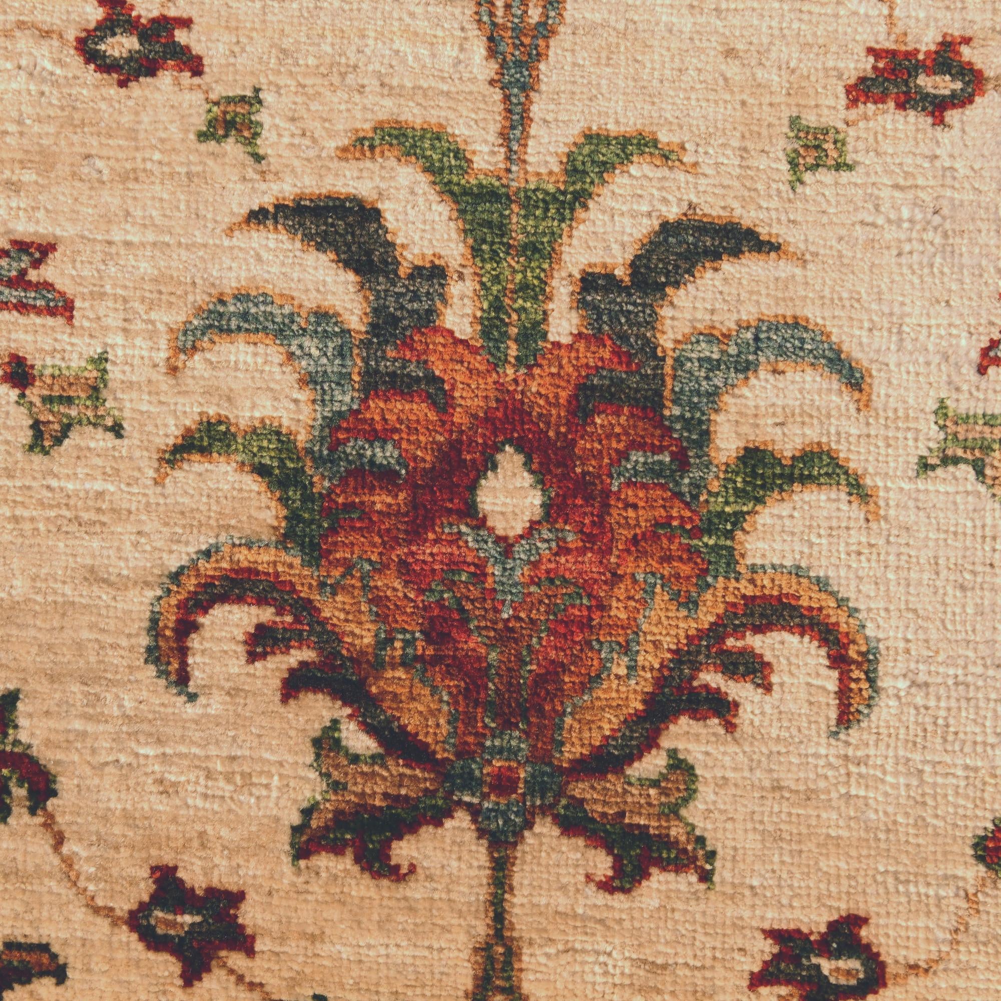 2' 8 x 9' 3 Hand Knotted Ariana Ziegler Runner Rug