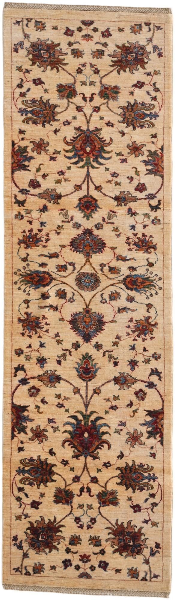 2' 8 x 9' 3 Hand Knotted Ariana Ziegler Runner Rug