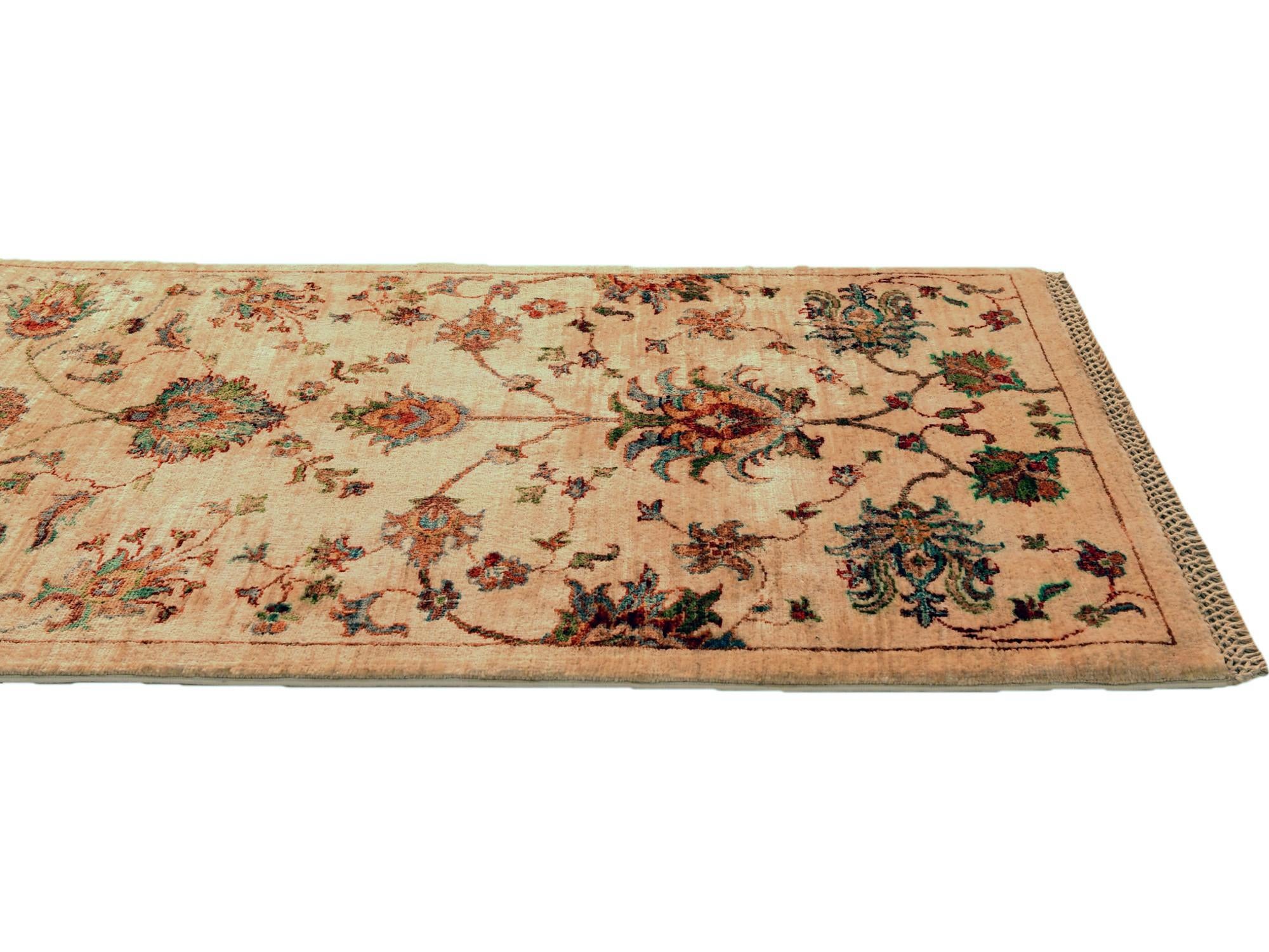2' 7 x 7' 5 Hand Knotted Ariana Ziegler Runner Rug