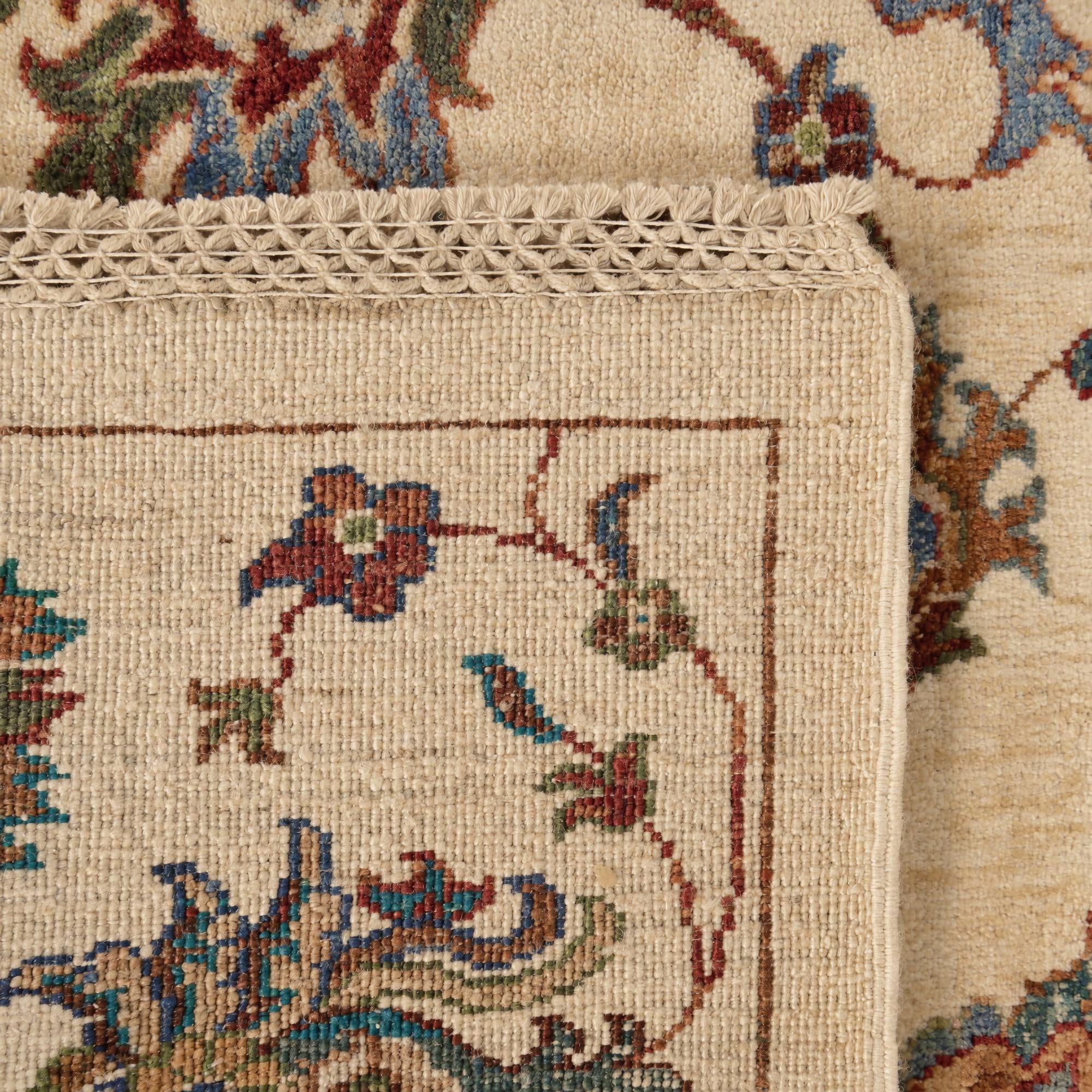 80cm x 225cm Hand Knotted Ariana Ziegler Runner Rug