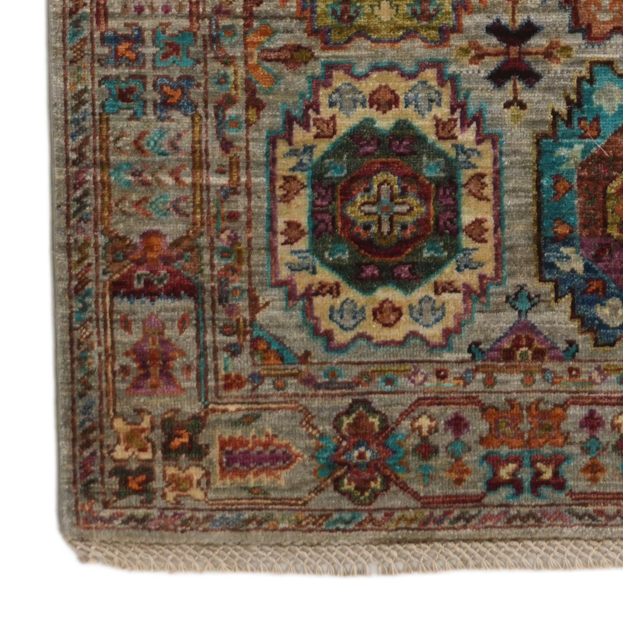 2' 10 x 8' 5 Hand Knotted Ariana Ziegler Runner Rug