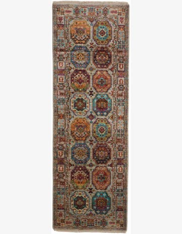 2' 10 x 8' 5 Hand Knotted Ariana Ziegler Runner Rug