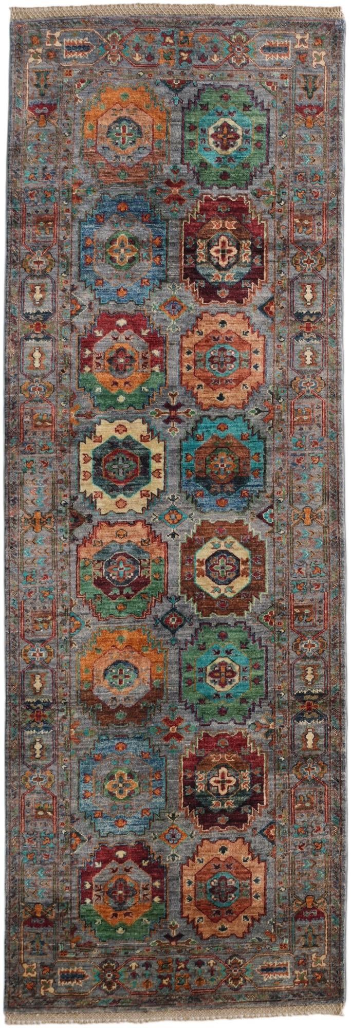 2' 11 x 8' 6 Hand Knotted Ariana Ziegler Runner Rug