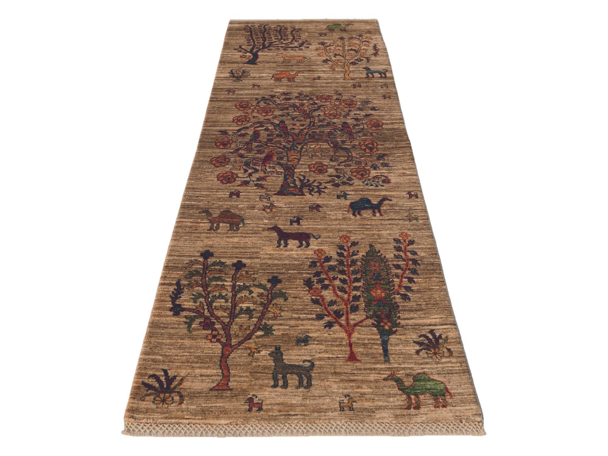 2' 7 x 8' 3 Hand Knotted Ariana Ziegler Runner Rug