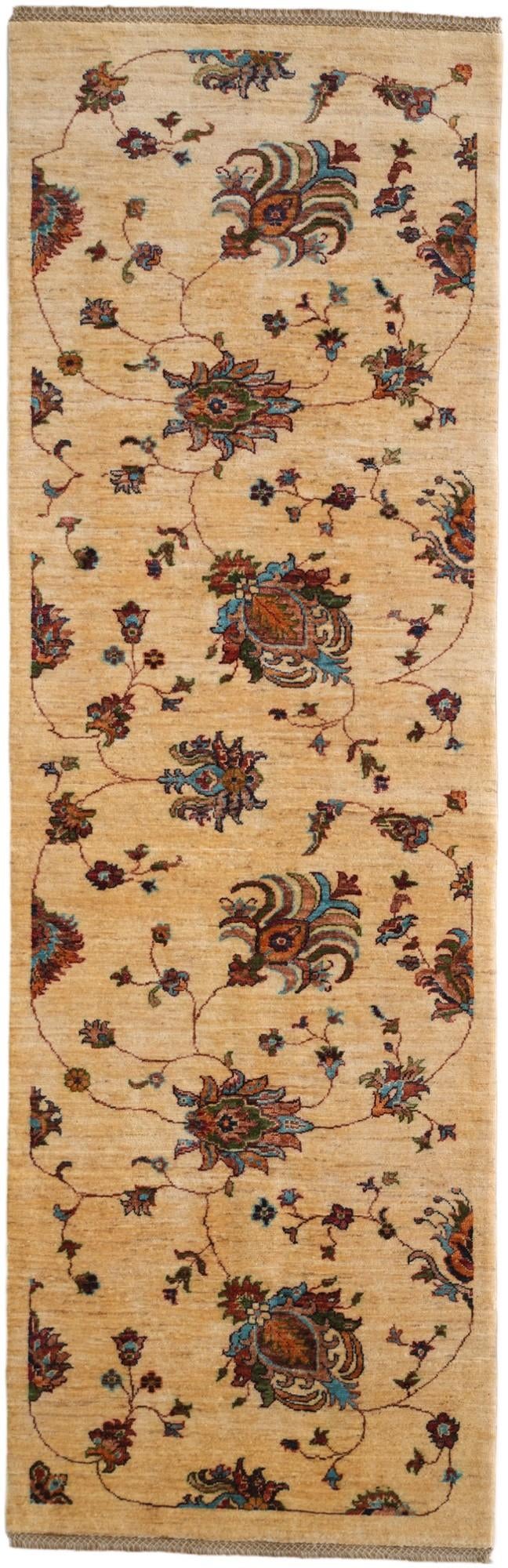 2' 9 x 8' 8 Hand Knotted Ariana Ziegler Runner Rug