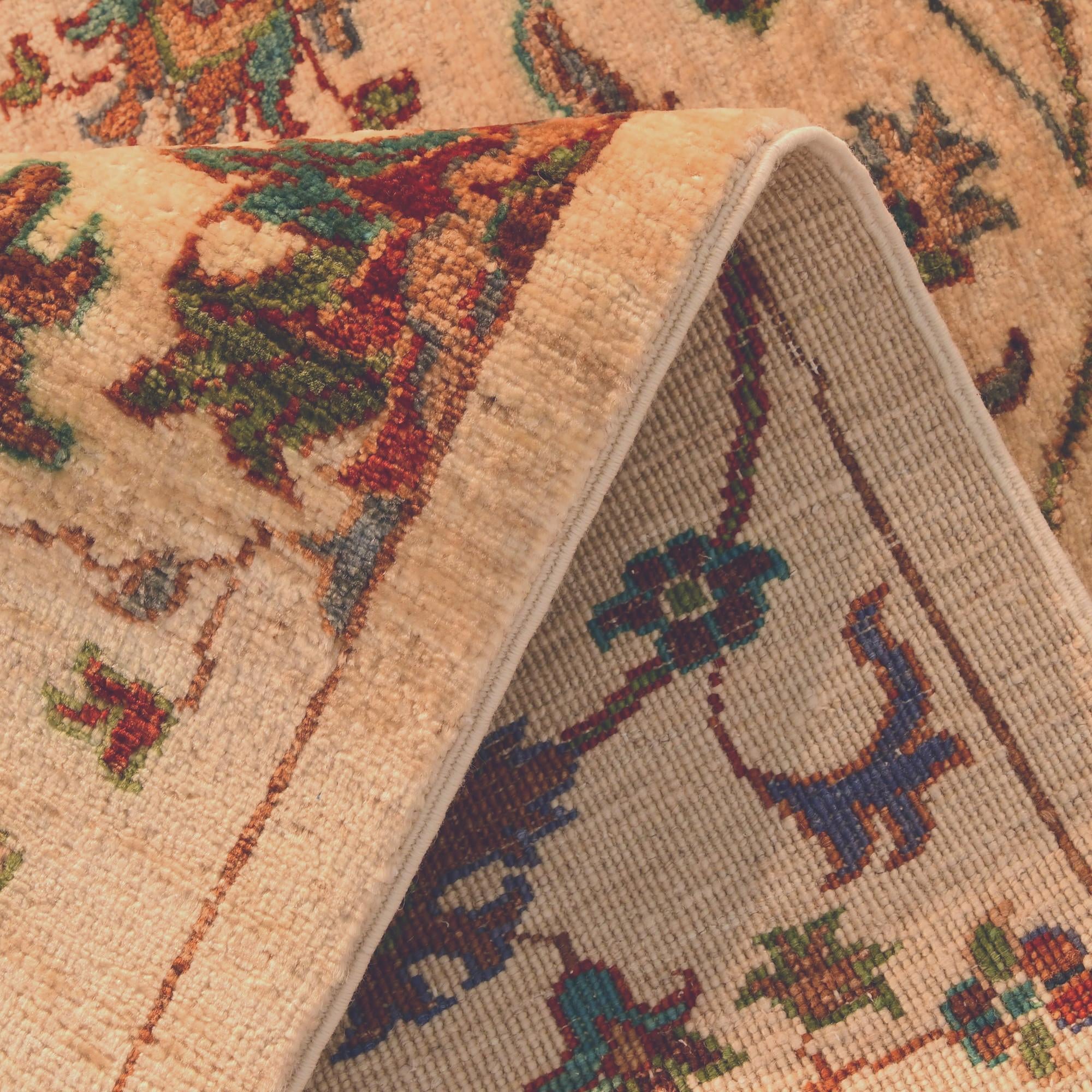 2' 7 x 7' 10 Hand Knotted Ariana Ziegler Runner Rug