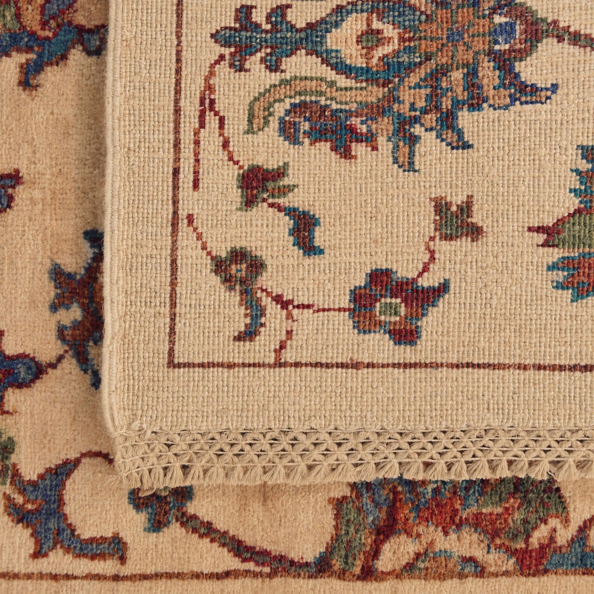 2' 7 x 7' 10 Hand Knotted Ariana Ziegler Runner Rug