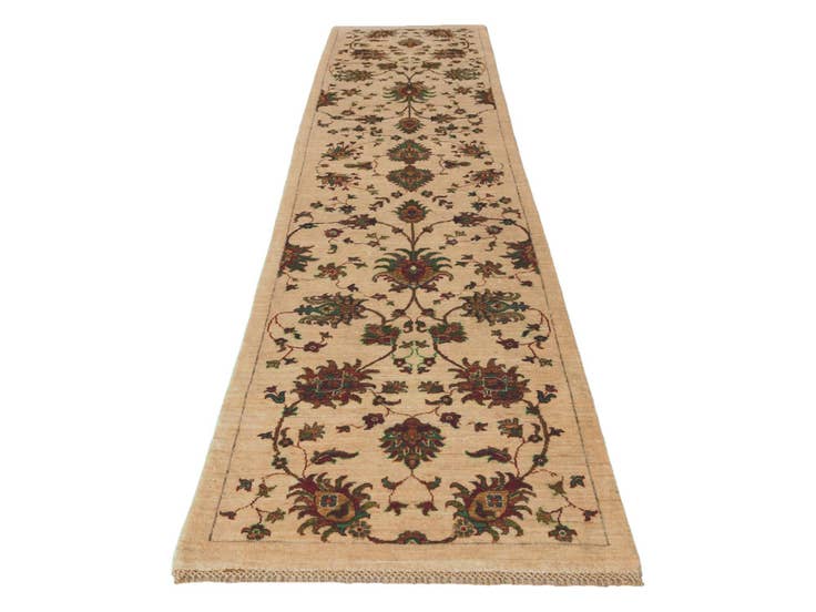 Detail image of 2' 8 x 11' 2 Hand Knotted Ariana Ziegler Runner Rug