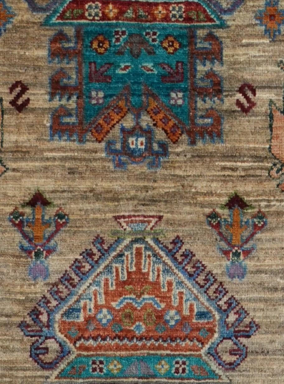 2' 5 x 9' 7 Hand Knotted Ariana Ziegler Runner Rug