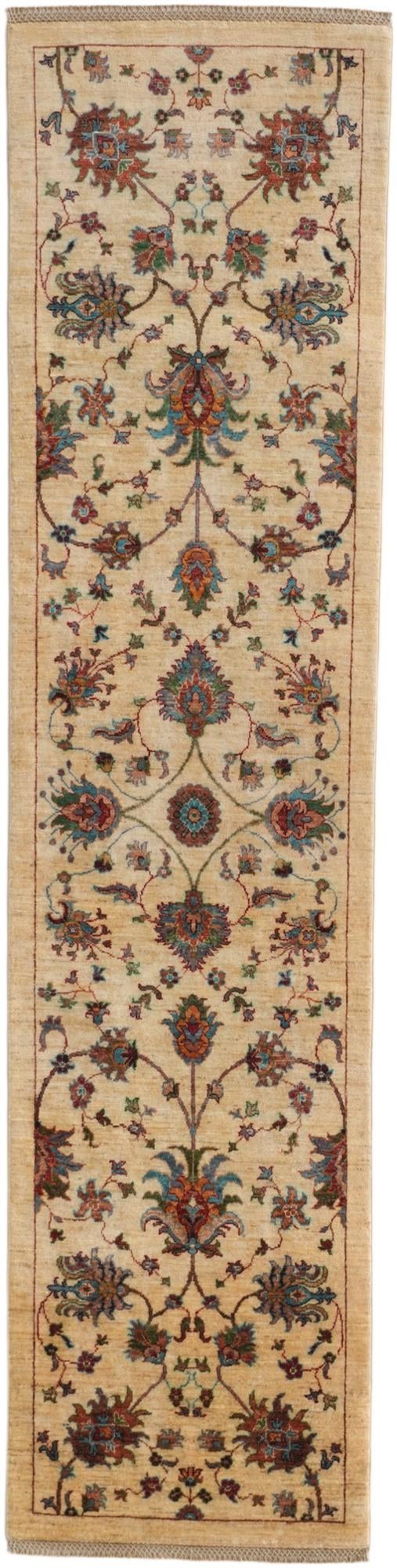 2' 6 x 10' 1 Hand Knotted Ariana Ziegler Runner Rug