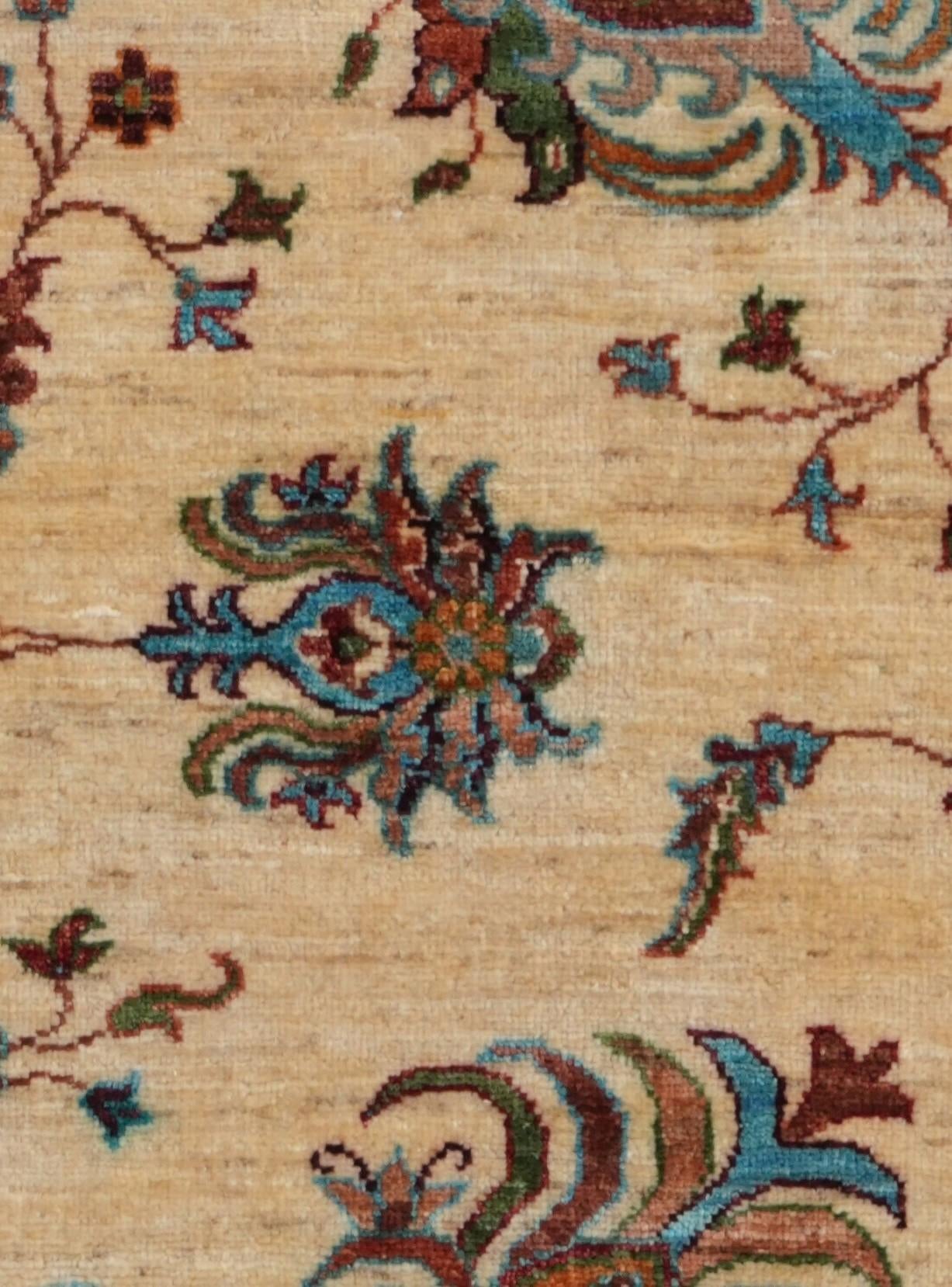 2' 8 x 8' 6 Hand Knotted Ariana Ziegler Runner Rug
