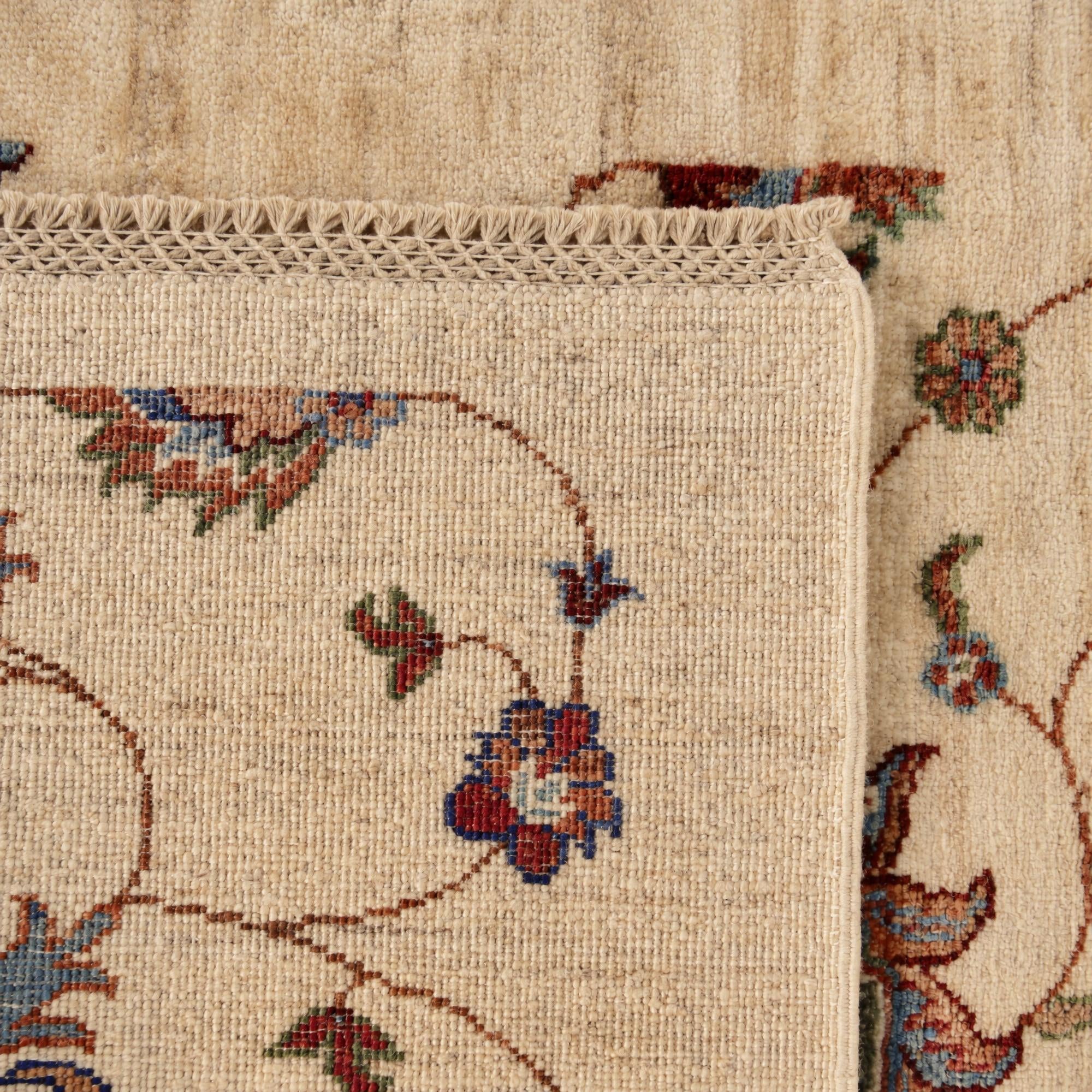 80cm x 260cm Hand Knotted Ariana Ziegler Runner Rug