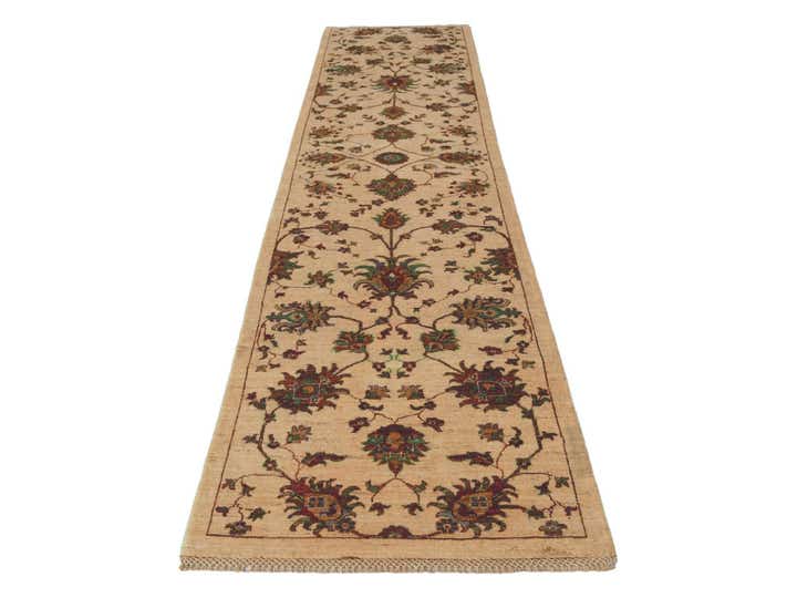 2' 8 x 11' 5 Hand Knotted Ariana Ziegler Runner Rug
