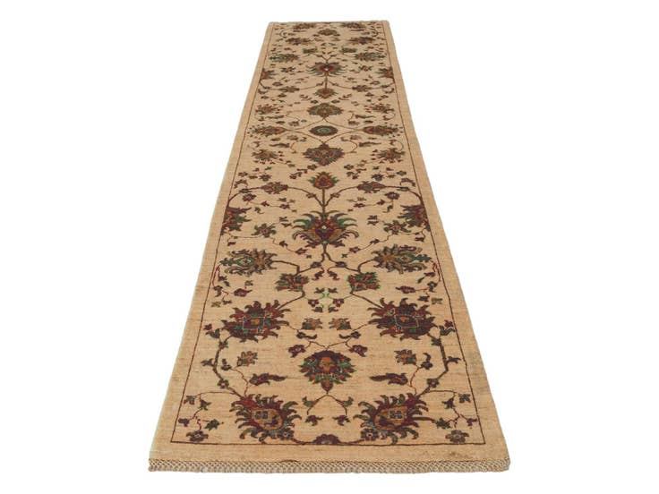 Detail image of 2' 8 x 11' 5 Hand Knotted Ariana Ziegler Runner Rug