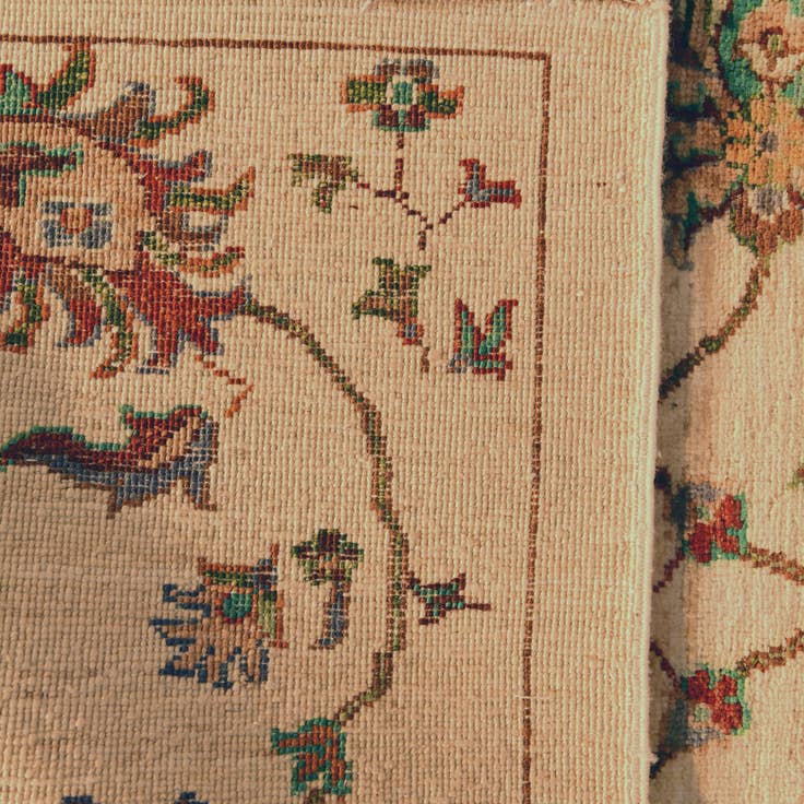Detail image of 2' 8 x 11' 5 Hand Knotted Ariana Ziegler Runner Rug