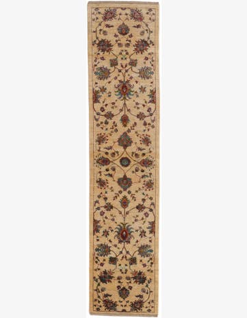 2' 8 x 11' 5 Hand Knotted Ariana Ziegler Runner Rug