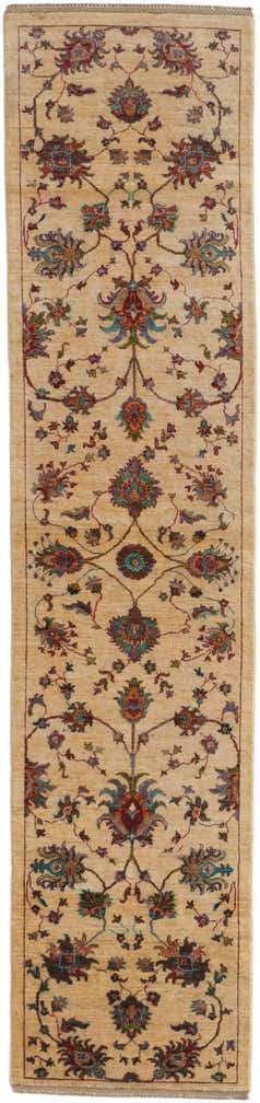 2' 8 x 11' 5 Hand Knotted Ariana Ziegler Runner Rug