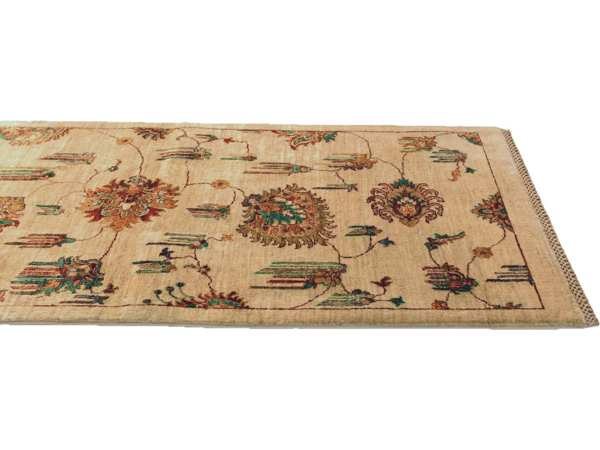 2' 8 x 10' 1 Hand Knotted Ariana Ziegler Runner Rug