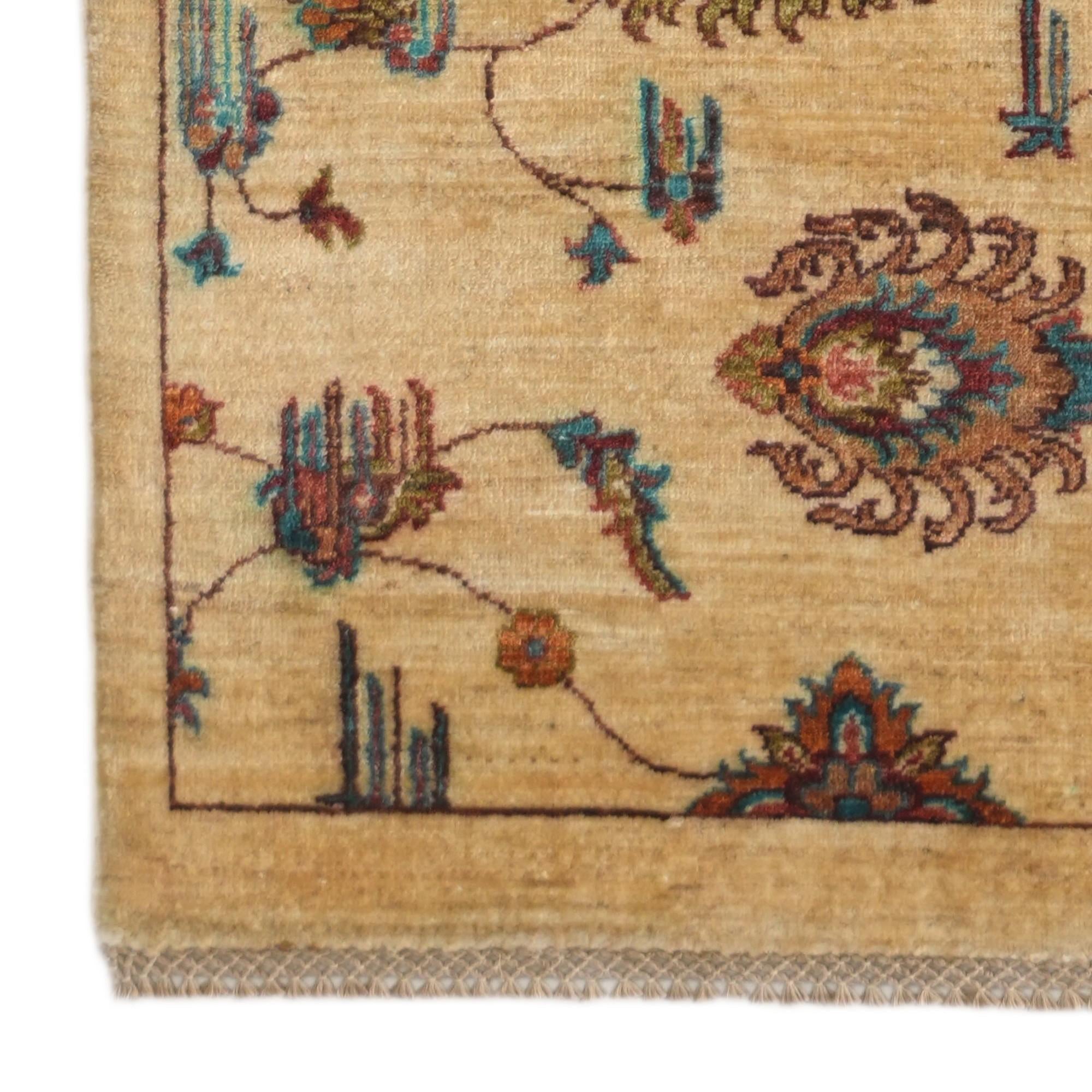 2' 8 x 10' 1 Hand Knotted Ariana Ziegler Runner Rug