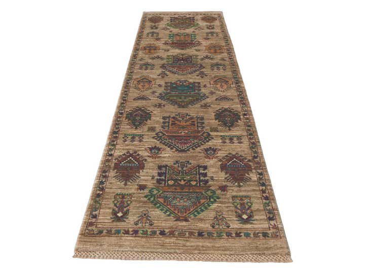 2' 6 x 9' 7 Hand Knotted Ariana Ziegler Runner Rug
