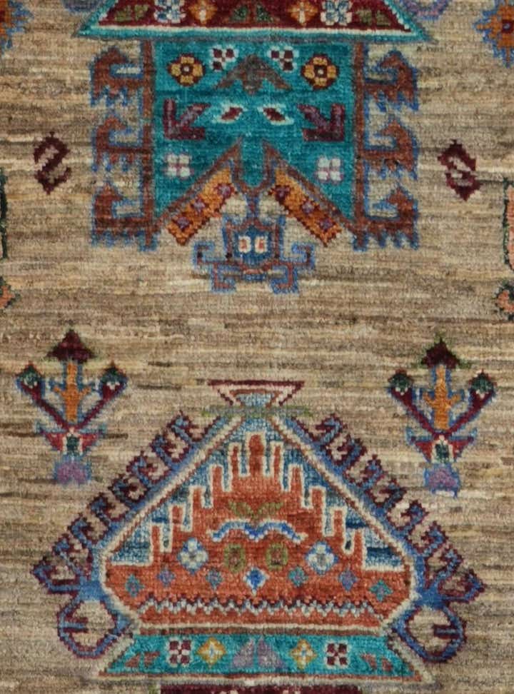 2' 6 x 9' 7 Hand Knotted Ariana Ziegler Runner Rug