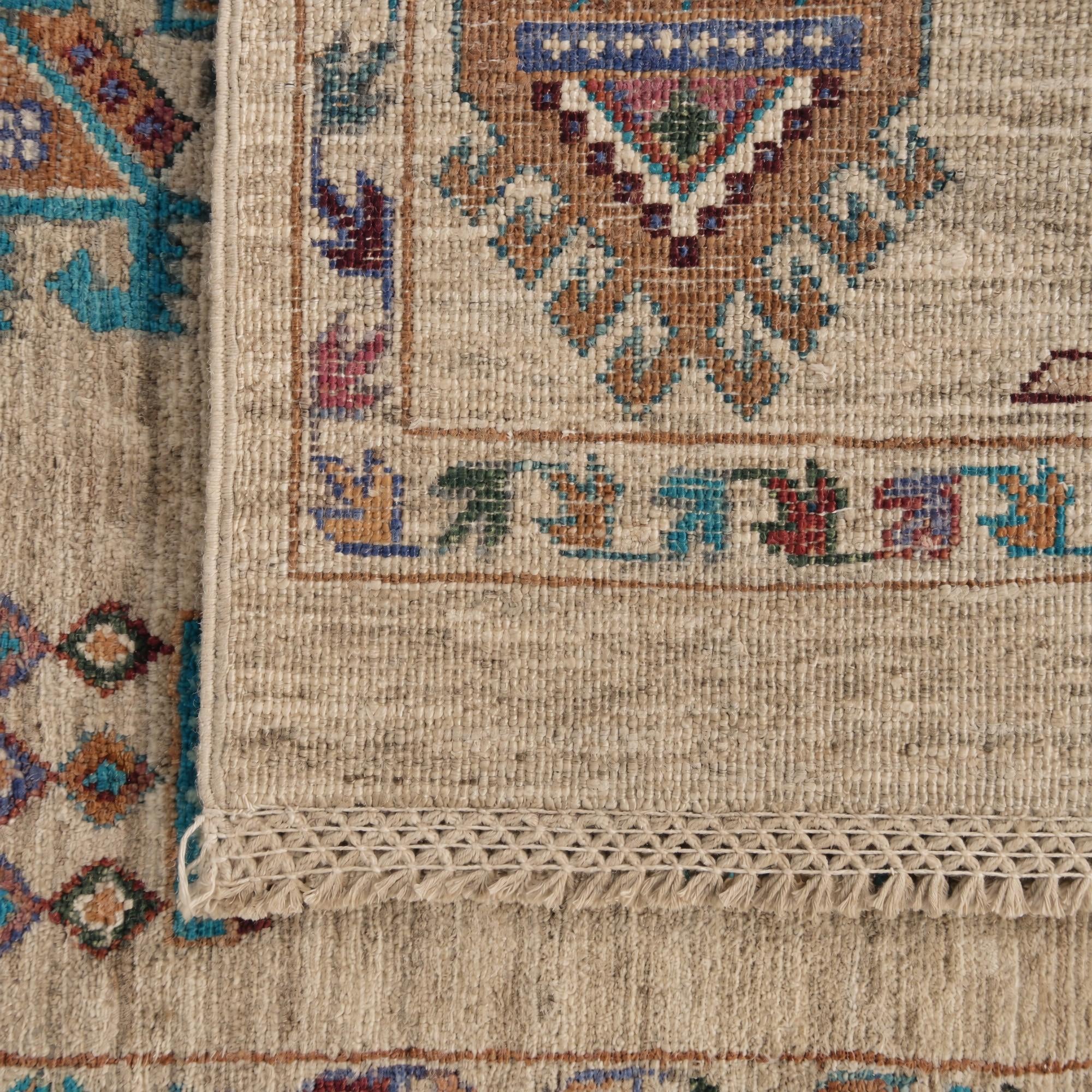 75cm x 290cm Hand Knotted Ariana Ziegler Runner Rug