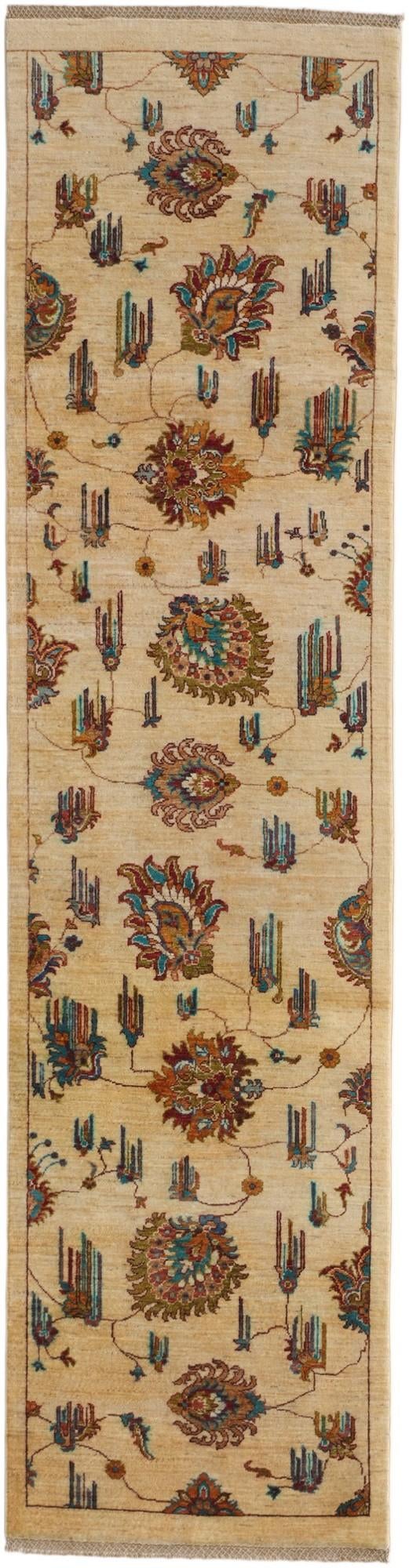 2' 7 x 10' 2 Hand Knotted Ariana Ziegler Runner Rug