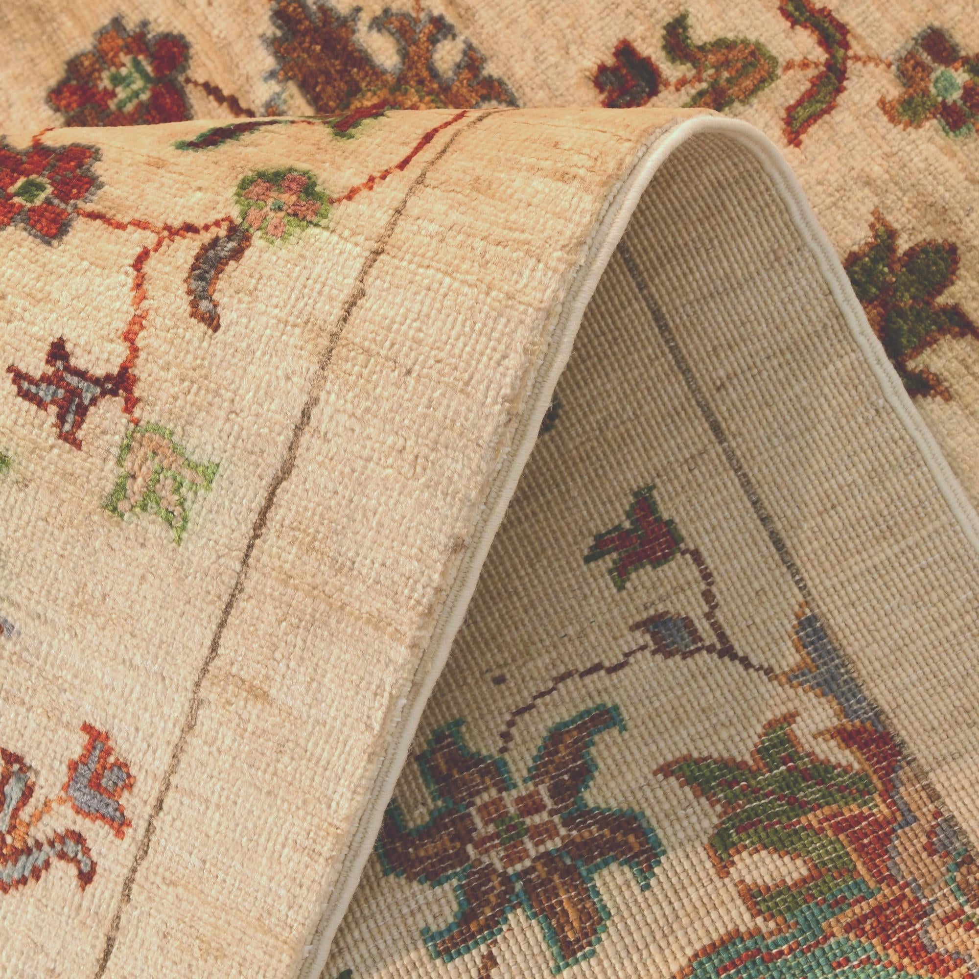 2' 7 x 11' 6 Hand Knotted Ariana Ziegler Runner Rug
