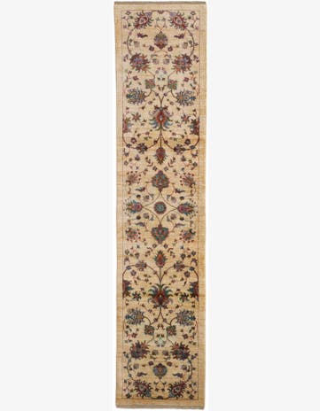 2' 7 x 11' 6 Hand Knotted Ariana Ziegler Runner Rug
