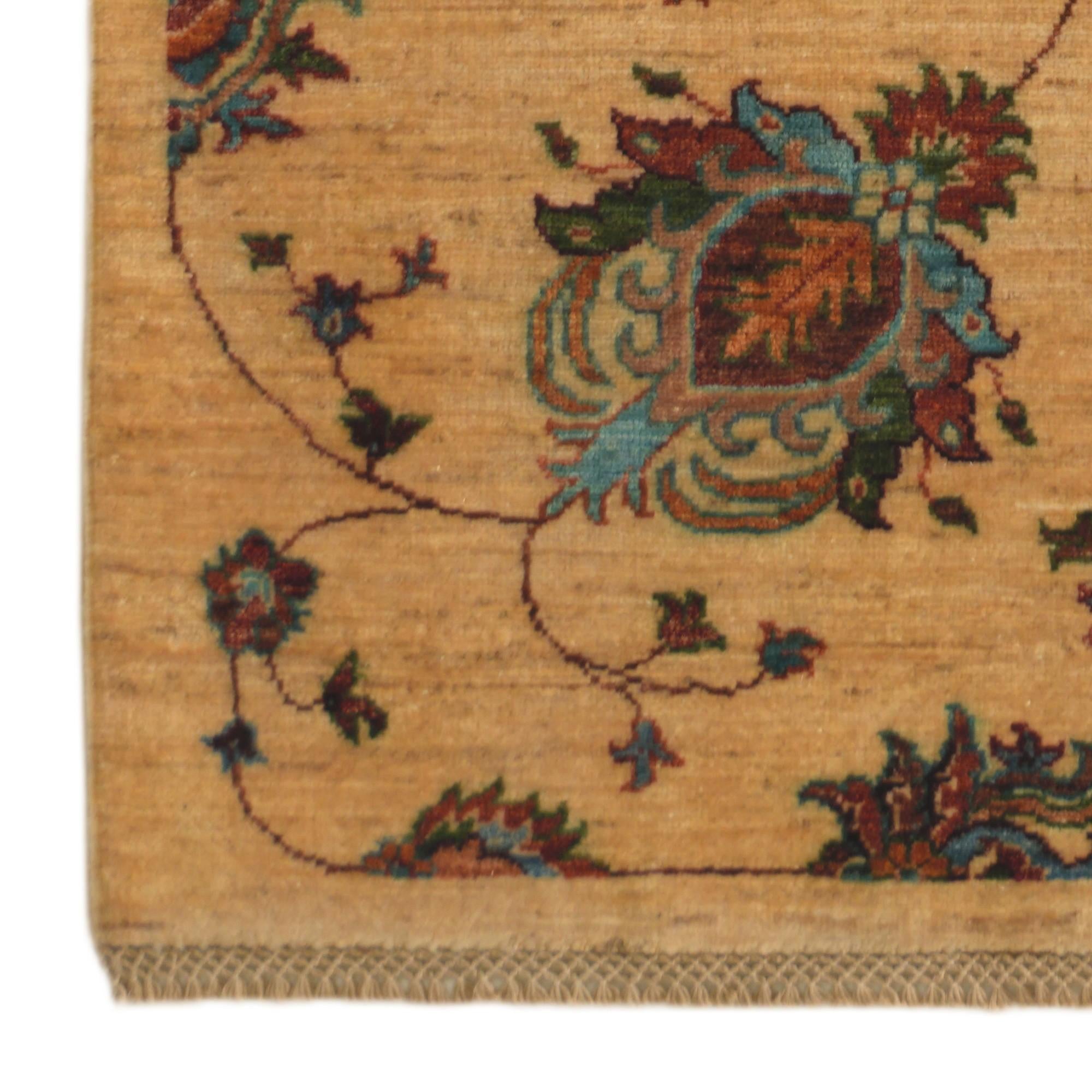 2' 8 x 8' 6 Hand Knotted Ariana Ziegler Runner Rug