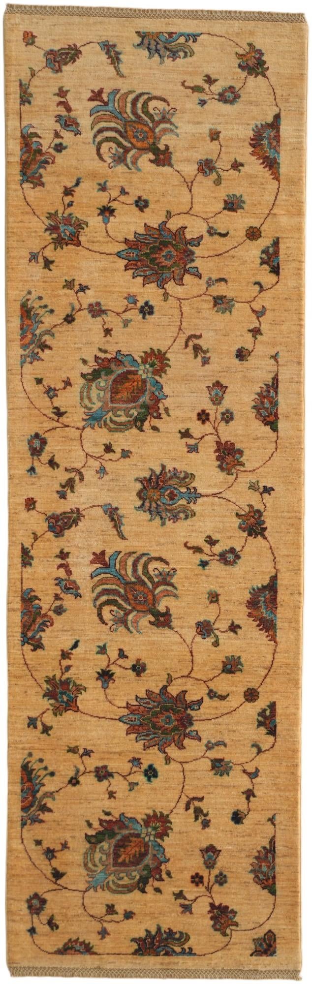 2' 8 x 8' 6 Hand Knotted Ariana Ziegler Runner Rug