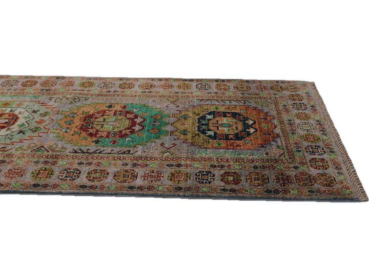 2' 10 x 10' 8 Hand Knotted Ariana Ziegler Runner Rug