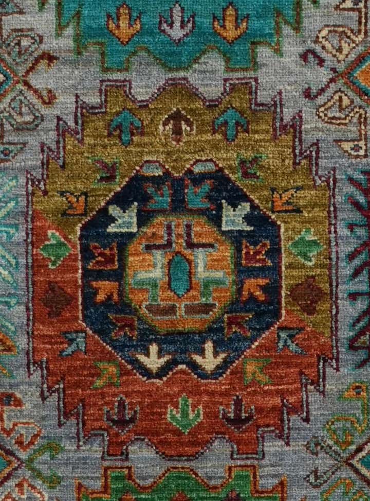 2' 10 x 10' 8 Hand Knotted Ariana Ziegler Runner Rug