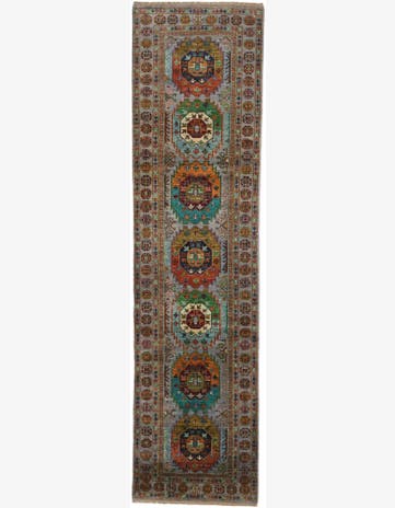 2' 10 x 10' 8 Hand Knotted Ariana Ziegler Runner Rug