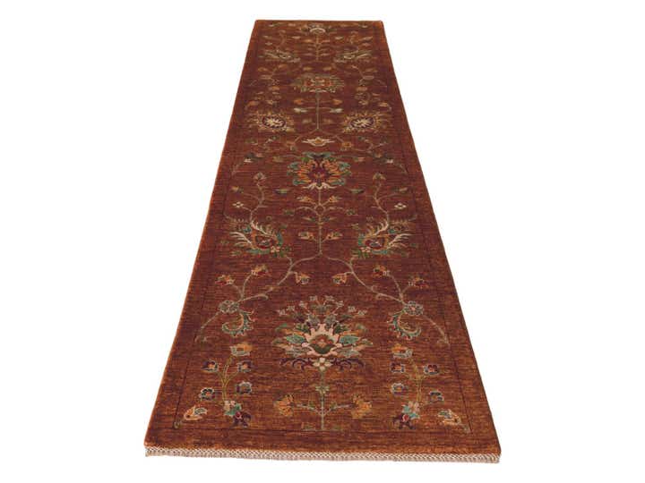 2' 8 x 10' 6 Hand Knotted Ariana Ziegler Runner Rug