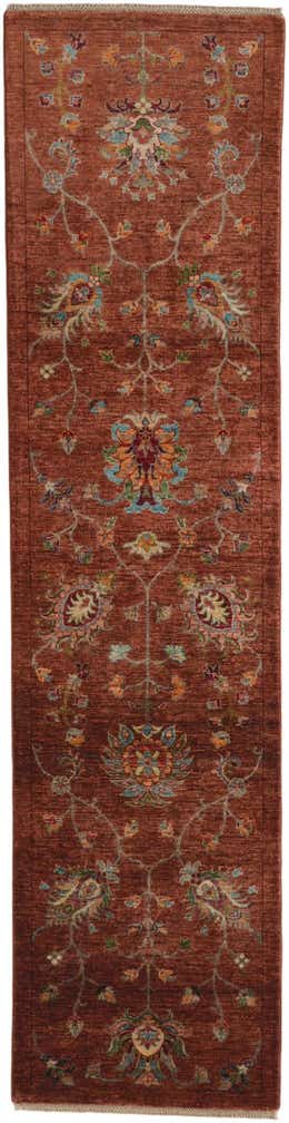2' 8 x 10' 6 Hand Knotted Ariana Ziegler Runner Rug
