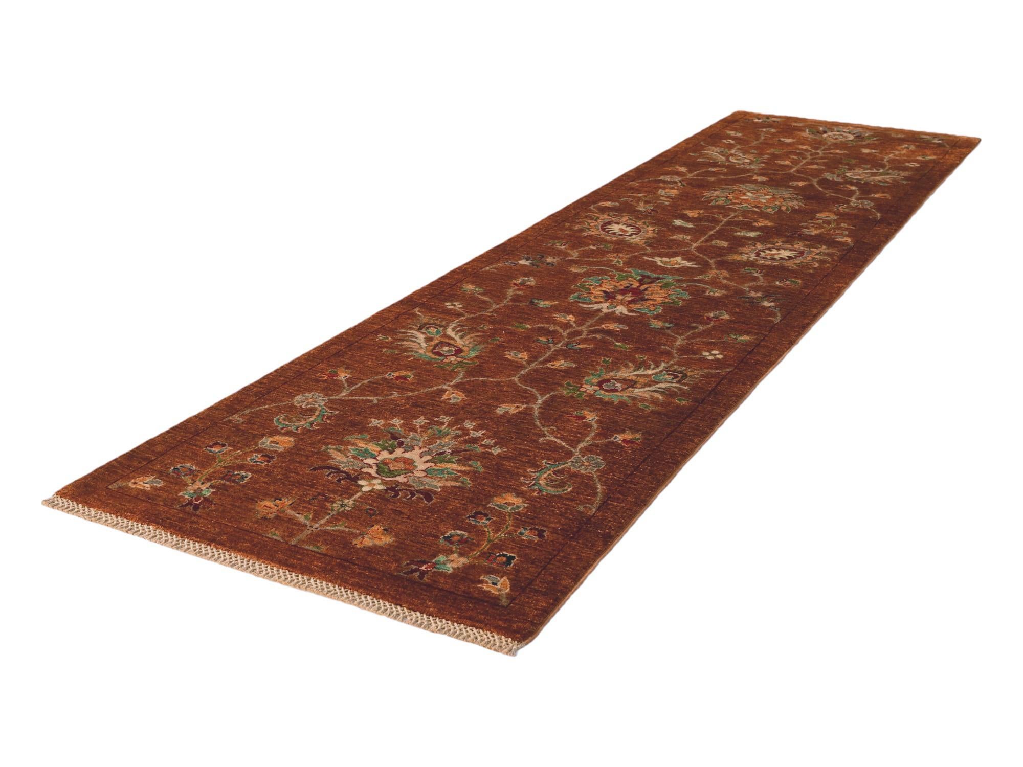 2' 8 x 10' 6 Hand Knotted Ariana Ziegler Runner Rug