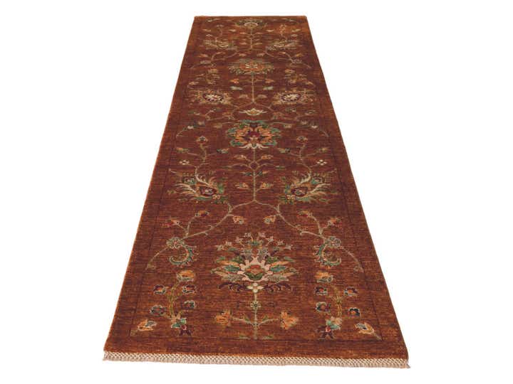 2' 8 x 10' 6 Hand Knotted Ariana Ziegler Runner Rug