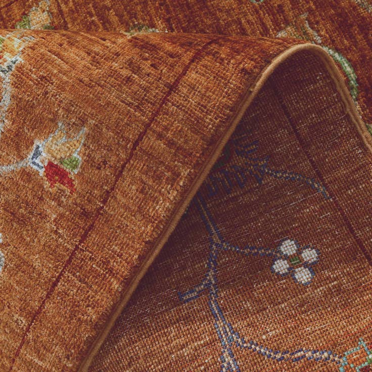 Detail image of 2' 8 x 10' 6 Hand Knotted Ariana Ziegler Runner Rug