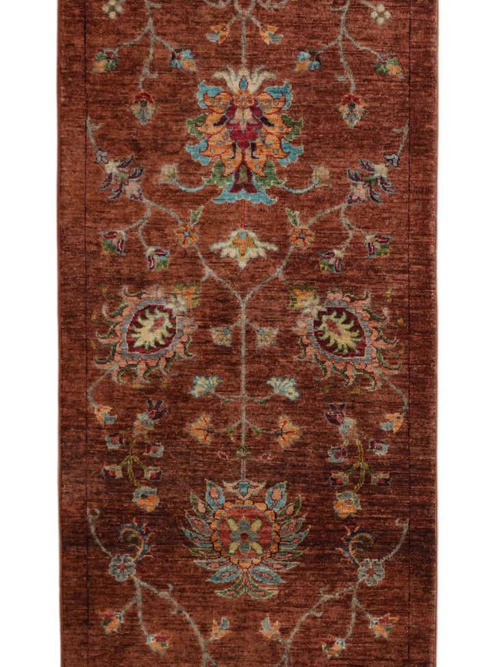 2' 8 x 10' 6 Hand Knotted Ariana Ziegler Runner Rug