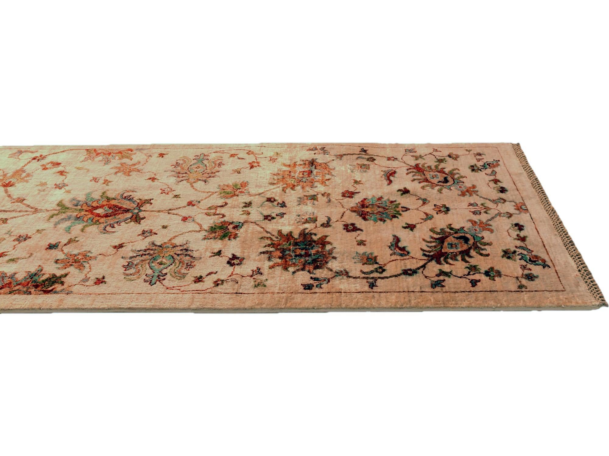 2' 9 x 12' 1 Hand Knotted Ariana Ziegler Runner Rug