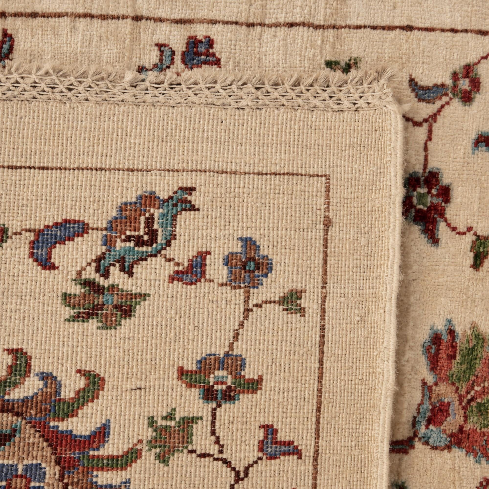 85cm x 370cm Hand Knotted Ariana Ziegler Runner Rug