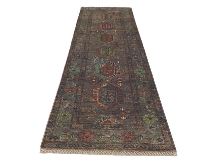 2' 9 x 10' 2 Hand Knotted Ariana Ziegler Runner Rug