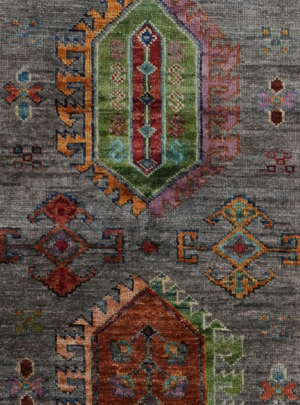 2' 9 x 10' 2 Hand Knotted Ariana Ziegler Runner Rug